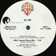 ZZ Top : Legs (Special Dance Mix) (12", Promo)