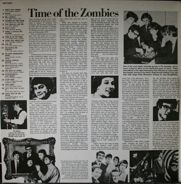 The Zombies : Time Of The Zombies (2xLP, Comp, Mono, Pit)