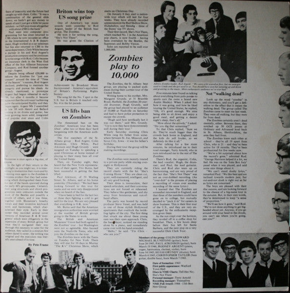 The Zombies : Time Of The Zombies (2xLP, Comp, Mono, Pit)