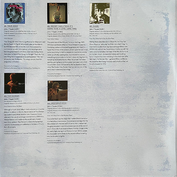 Elton John : Diamonds (2xLP, Comp, Ltd, RE, Sli)