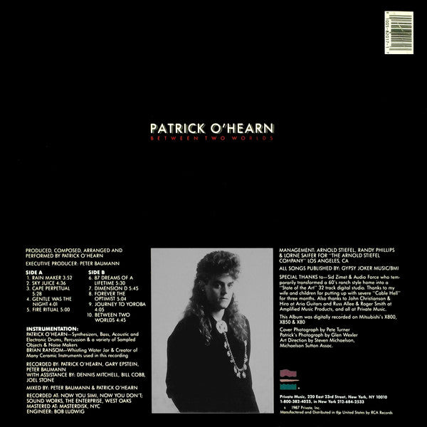 Patrick O'Hearn : Between Two Worlds (LP, Album, Bla)