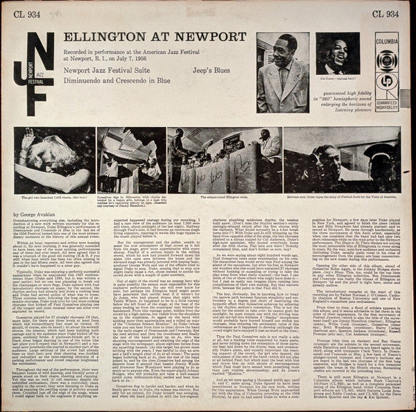 Duke Ellington And His Orchestra : Ellington At Newport (LP, Album, Mono, Hol)