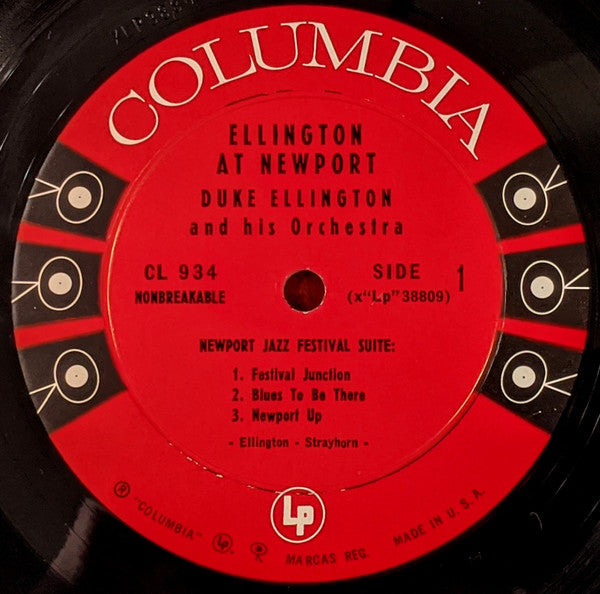Duke Ellington And His Orchestra : Ellington At Newport (LP, Album, Mono, Hol)