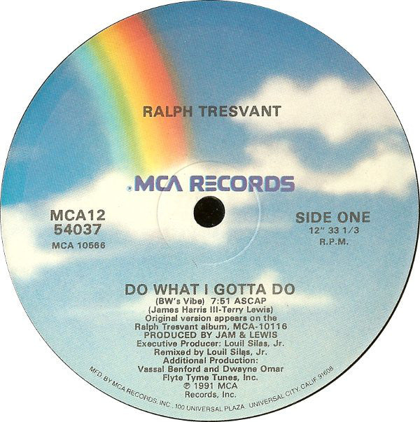 Ralph Tresvant : Do What I Gotta Do (12")