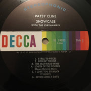 Patsy Cline : Showcase With The Jordanaires (LP, Album, RE, RP, Pin)