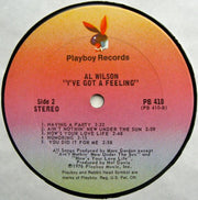 Al Wilson : I've Got A Feeling (LP, Album, Ter)