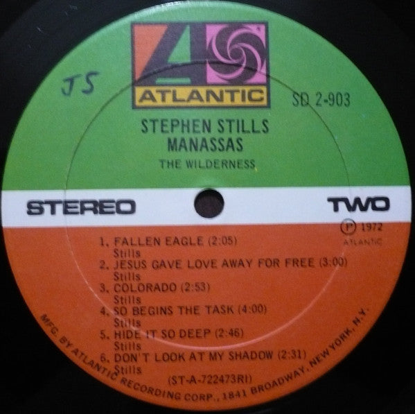 Stephen Stills, Manassas : Manassas (2xLP, Album, RI )