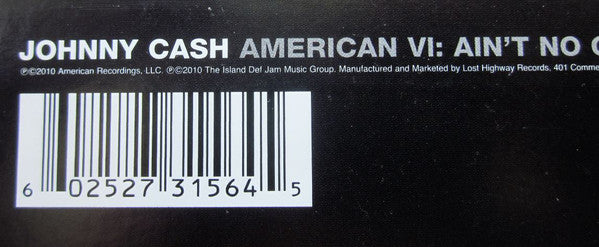 Johnny Cash : American VI: Ain't No Grave (LP, Album)