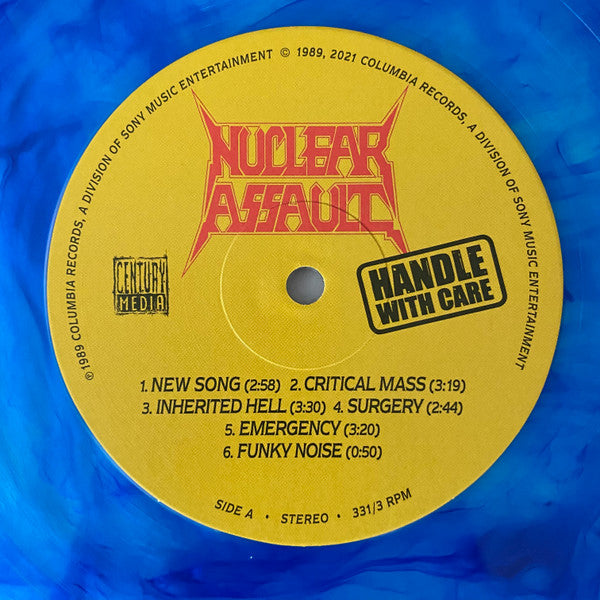 Nuclear Assault : Handle With Care (LP, Album, Ltd, RE, Blu)