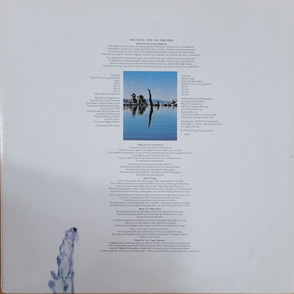 Pink Floyd : Wish You Were Here (LP, Album, RE, San)
