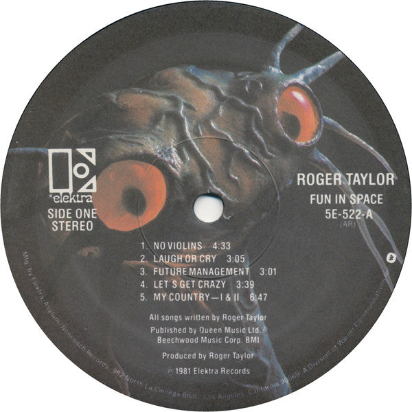 Roger Taylor : Roger Taylor's Fun In Space (LP, Album, Spe)