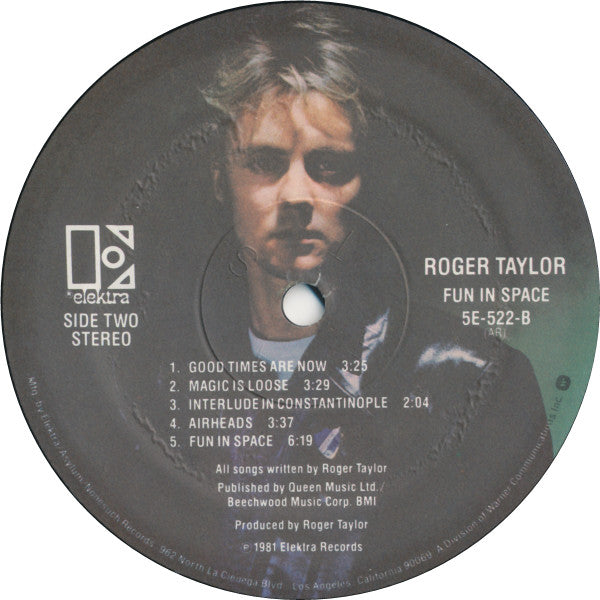 Roger Taylor : Roger Taylor's Fun In Space (LP, Album, Spe)