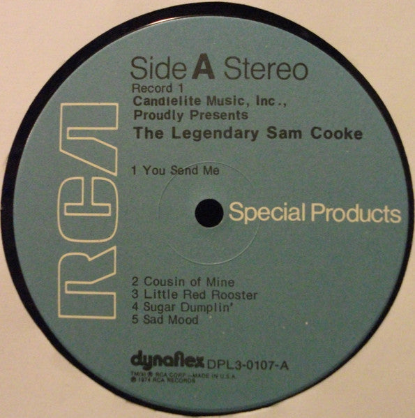 Sam Cooke : The Legendary (3xLP, Comp, Ind)