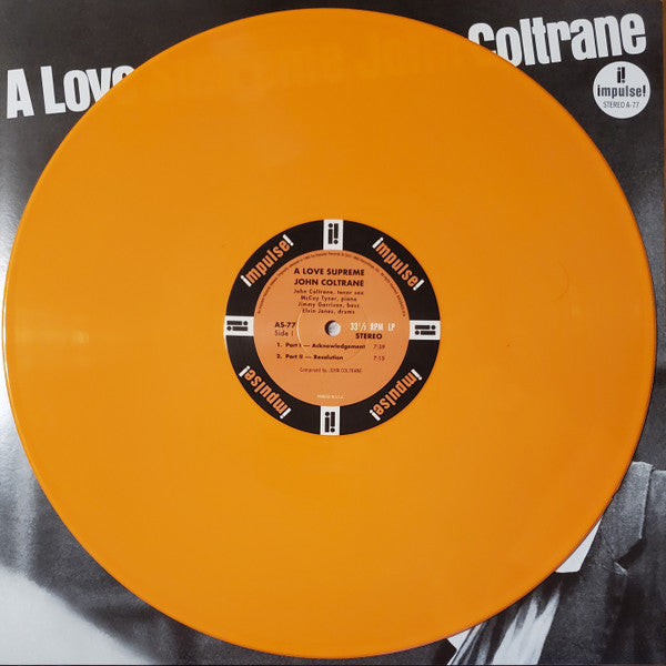 John Coltrane : A Love Supreme (LP, Album, RE, RM, Ora)