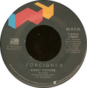 Foreigner : I Want To Know What Love Is / Street Thunder (7", Single, Spe)