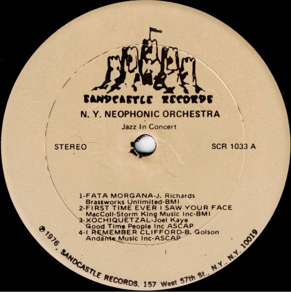 New York Neophonic Orchestra : Jazz In Concert (LP, Album)