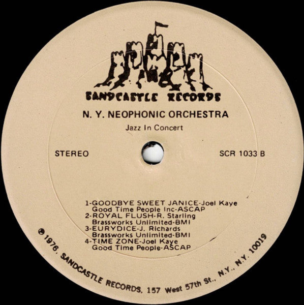 New York Neophonic Orchestra : Jazz In Concert (LP, Album)