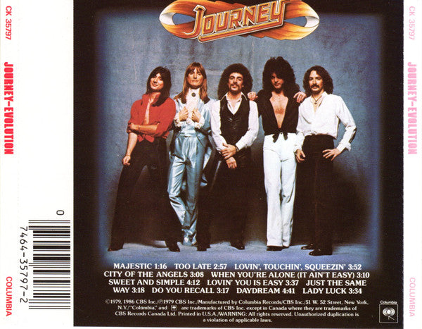 Journey : Evolution (CD, Album, RE, RP)
