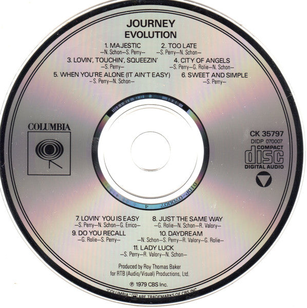 Journey : Evolution (CD, Album, RE, RP)
