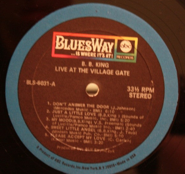 B.B. King : Live & Well (LP, Album, Gat)