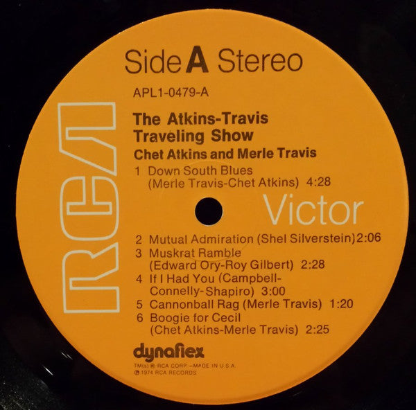 Chet Atkins And Merle Travis : The Atkins-Travis Traveling Show (LP, Album)