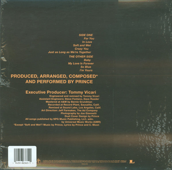 Prince : For You (LP, Album, RE)