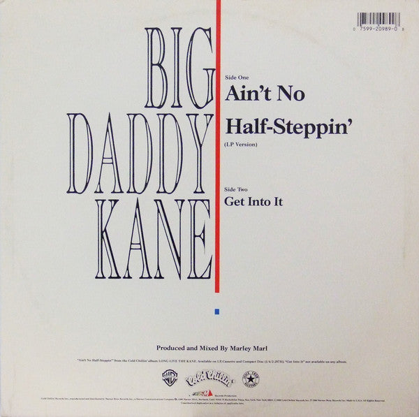 Big Daddy Kane : Ain't No Half-Steppin' (12", Maxi, SRC)
