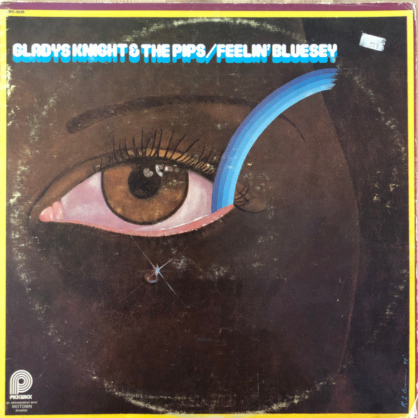 Gladys Knight And The Pips : Feelin' Bluesy (LP, Album, RE)