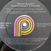 Gladys Knight And The Pips : Feelin' Bluesy (LP, Album, RE)