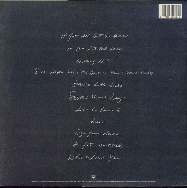 Terence Trent D'Arby : Introducing The Hardline According To Terence Trent D'Arby (LP, Album, RE, Car)