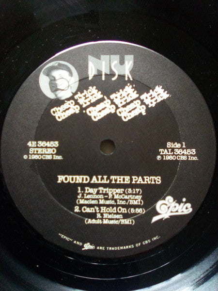 Cheap Trick : Found All The Parts (10", EP, Ric)