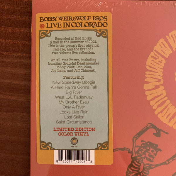 Bobby Weir* & Wolf Bros : Live In Colorado (LP, Gol + LP, Blu + Album, Ltd)