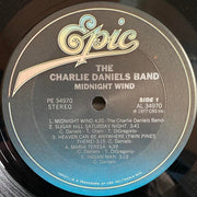The Charlie Daniels Band : Midnight Wind (LP, Album, RP, Pit)