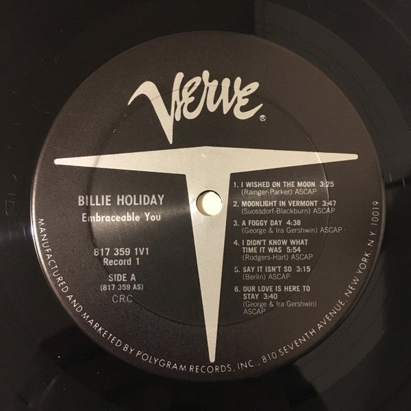 Billie Holiday : Embraceable You (2xLP, Comp, Club)