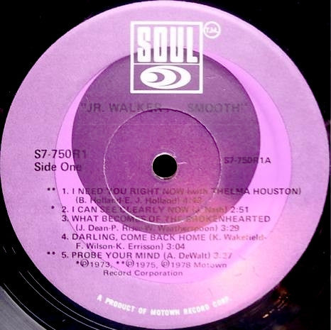 Junior Walker : Smooth (LP, Album)
