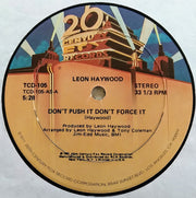 Leon Haywood : Don't Push It Don't Force It (12", Gol)