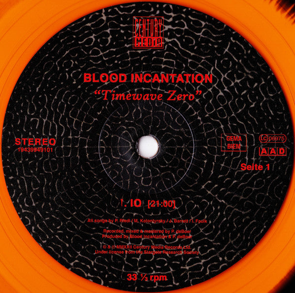 Blood Incantation : Timewave Zero (LP, EP, Ora + CD, EP + Ltd)
