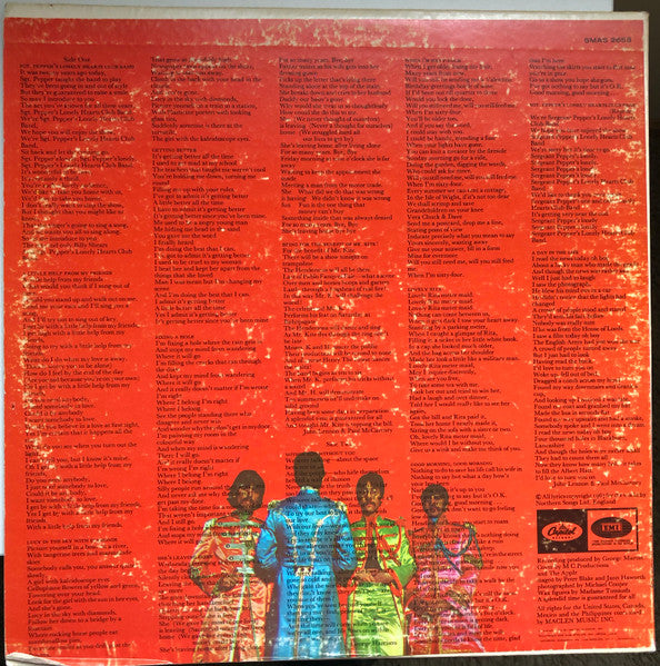 The Beatles : Sgt. Pepper’s Lonely Hearts Club Band (LP, Album, RE, Jac)