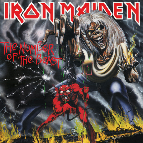 Iron Maiden : The Number Of The Beast (LP, Album, RE, RP, 180)