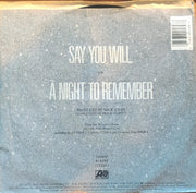 Foreigner : Say You Will (7", Single)