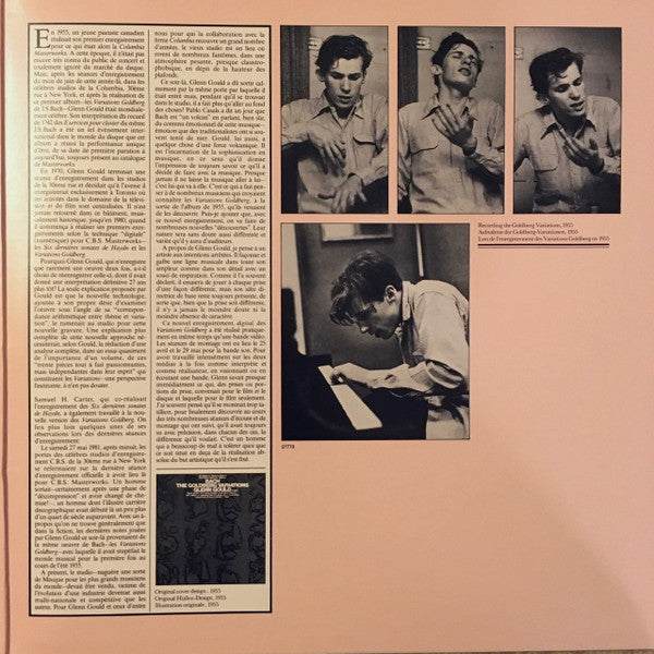 Johann Sebastian Bach - Glenn Gould : The Goldberg Variations (LP, Album, Gat)