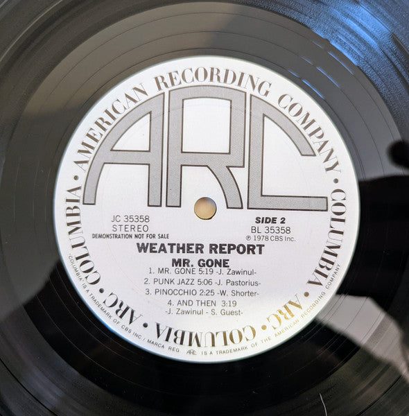 Weather Report : Mr. Gone (LP, Album, Promo, San)