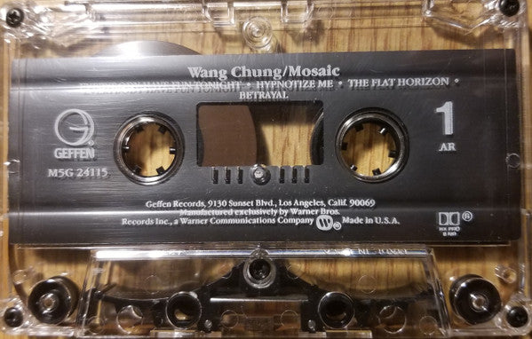 Wang Chung : Mosaic (Cass, Album, Dol)