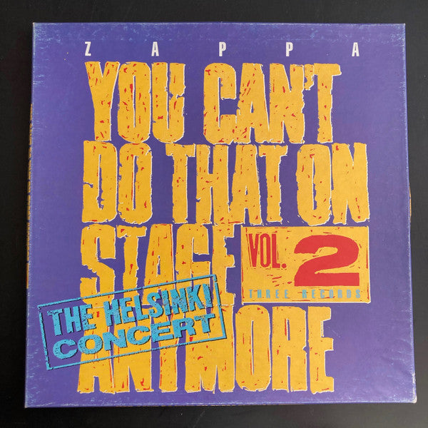 Zappa* : You Can't Do That On Stage Anymore Vol. 2 (The Helsinki Concert) (3xLP, Album + Box)