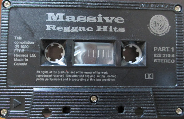 Various : Massive Reggae Hits (Cass, Comp)