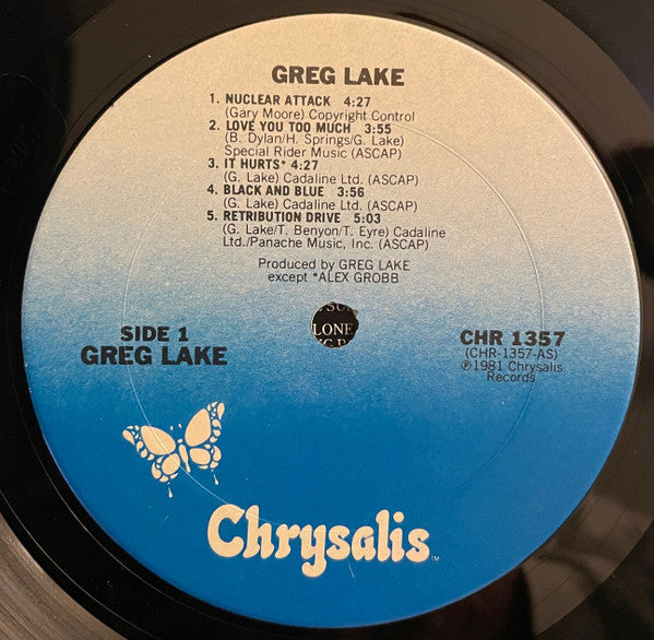 Greg Lake : Greg Lake (LP, Album, San)