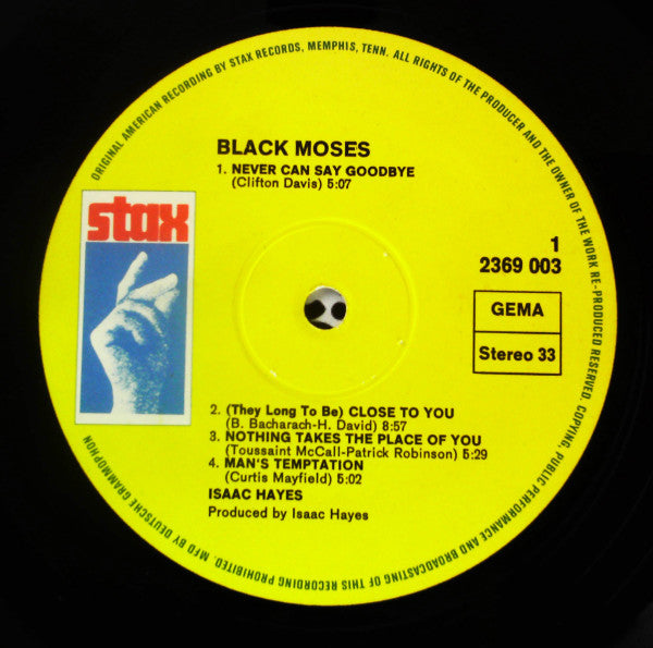 Isaac Hayes : Black Moses (2xLP, Album)