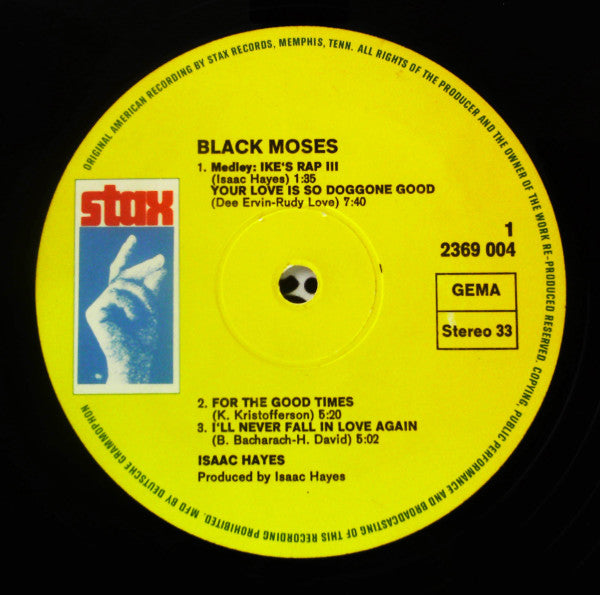Isaac Hayes : Black Moses (2xLP, Album)