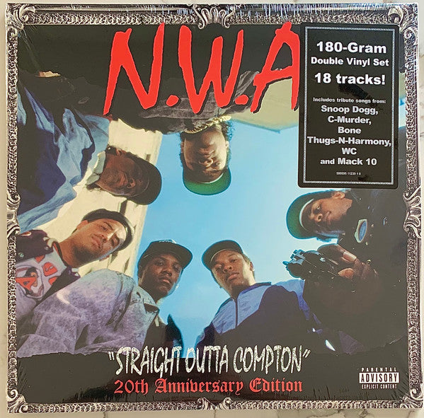 N.W.A* : Straight Outta Compton (20th Anniversary Edition) (2xLP, Album, RE, RM, 180)