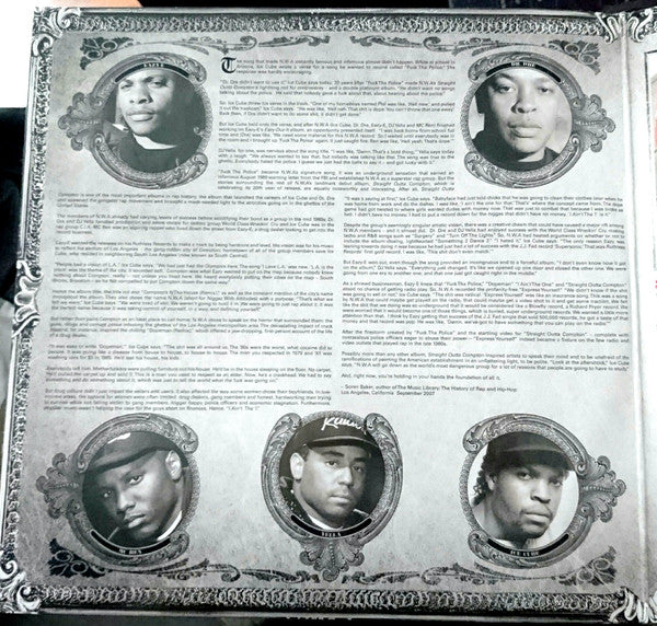 N.W.A* : Straight Outta Compton (20th Anniversary Edition) (2xLP, Album, RE, RM, 180)